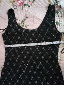 30-32..non stretchable..Elegant Black Dress