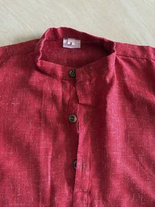 Maroon Kurta - Traditional Style
