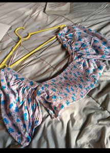 Zara Floral Print Top