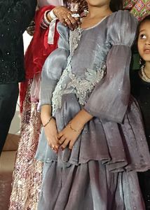 Crushed Material Heavy Gown