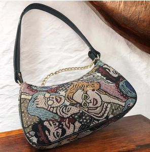 Tapestry Y2K Shoulder Bag