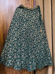 Embroidered Green Blouse