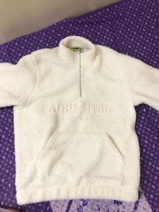 Cozy White Fleece Pullover