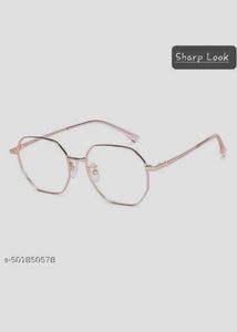 Rose Gold Geometric Glasses