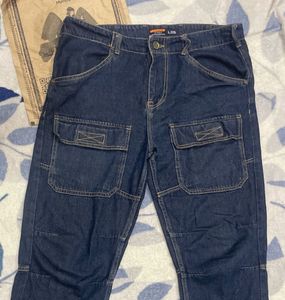 Cargo Denim Jeans