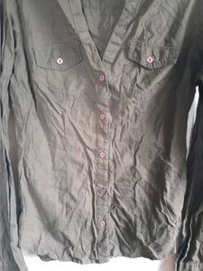 Brown Long Sleeve Shirt