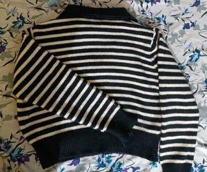 Striped Knit Sweater