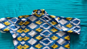 Ikat Print Top
