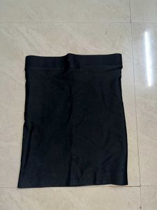 Cute Blue Top &amp; Black Skirt Set