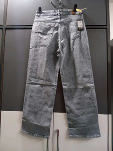 328. Grey baggy Jeans for women