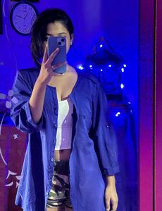 Blue Shirt Dress