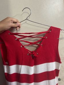 RED CUTE DRESS
