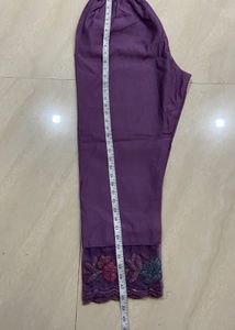 💜 Purple Party Wear Embroidered Suit 💜