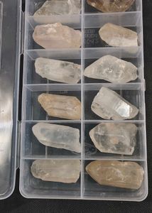 natural raw himalayan clear quartz box