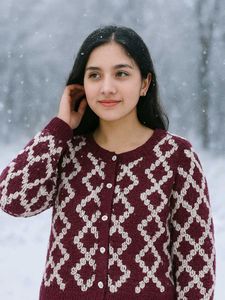 Crochet Knit Cardigan