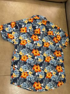 Tropical Print Short Sleeve Shirt
