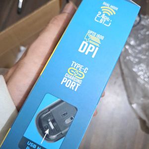 Zebronics Zeb-Blanc Wireless Mouse (Black, Recharg