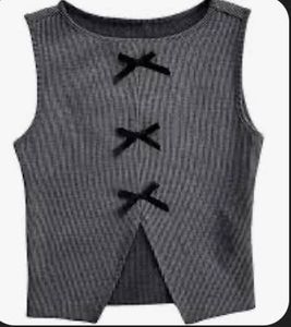 Girl Strip Print Layered Tiered Tank Top