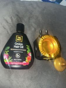 Try Hair Oil And Heater