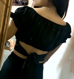 Black Crop Top