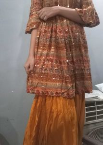 Yellow Sharara Set.✨