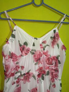 Floral Printed Ruffle Dress