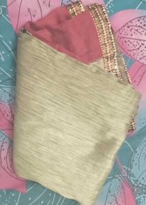 Pista Green Saree