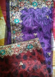 Embroidered Ethnic Saree