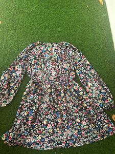 Floral Print Mini Dress
