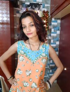 Women Printed Orange Coloured Floral Dress
