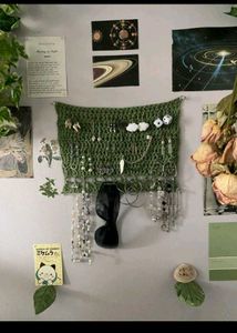 Handmade Crochet Jewellery Hanger