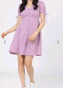 Lavender Colour Dress