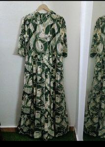 Ethnic Gown With Belt