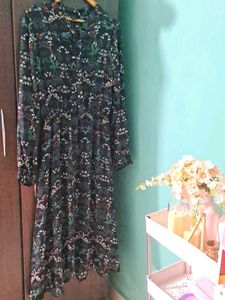 Floral Print Midi Dress