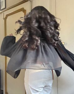 Sheer Black Blouse