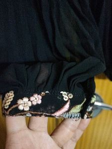 Floral Embroidered Kurta