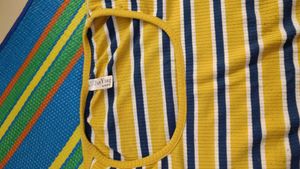 Striped Ribbed Knit Top