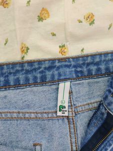Distressed Denim Shorts