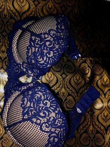 Navy Blue Printed