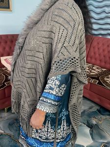 Stylish Scarf with Faux Fur