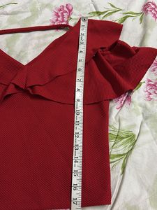 Red Crop Top By Ginger