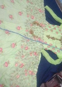 Embroidered gawn
