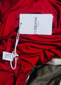 Red Bodycon Midi Dress