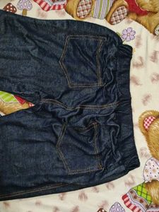 Stylish Leggings dark blue With Strips