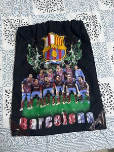 Black FCB Barcelona Print Backpack
