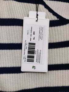 Korean Find: V Neck Striped Ribbed top
