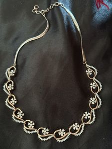 Rose Gold Plated Ad  Jewellery Set