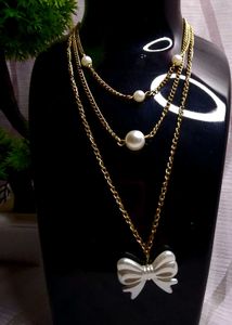 Korean Inspired Elegant Layered Pearl Necklace