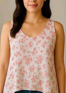 Beautiful Girl Floral Pink Top