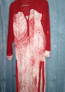 Red Paisley Blouse